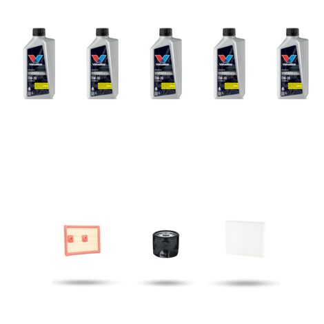 Kit tagliando 3 FILTRI e 5L OLIO compatibile con Vw Golf VIII 1.5 eTSI eHybrid 96Kw dal 2019