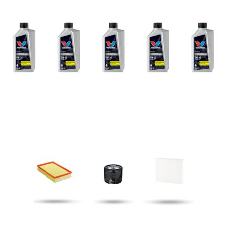 Kit tagliando 3 FILTRI e 5L OLIO compatibile con Vw Golf VIII 1.5 TSI 110kw Dal 2019