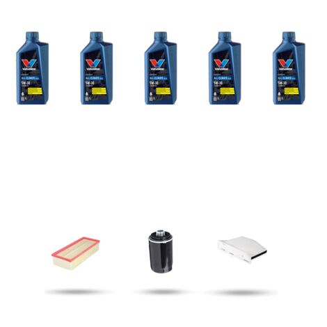 Kit tagliando 3 FILTRI e 5L OLIO compatibile con VW Tiguan I (5n) 2.0 TSI 147kw Dal 2007