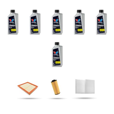 Kit tagliando 3 FILTRI e 6L OLIO compatibile con Bmw serie 1 (F40) 128ti 180kw dal 2020