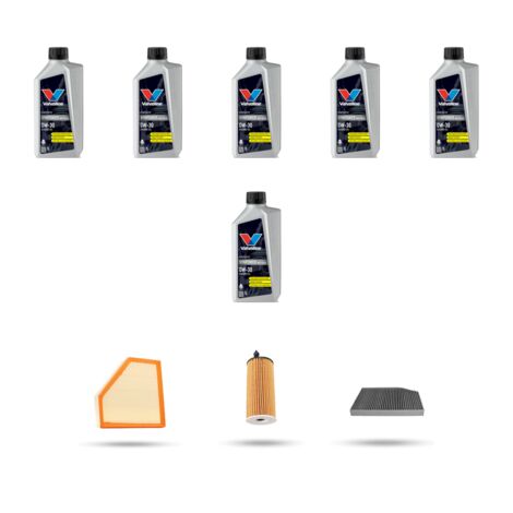 Kit tagliando 3 FILTRI e 6L OLIO compatibile con Bmw serie 2 (G42,G87) 230i 180kw dal 2021