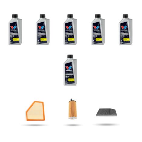 Kit tagliando 3 FILTRI e 6L OLIO compatibile con Bmw serie 3 (G20, G21,G80) 318i 115kw dal 2020