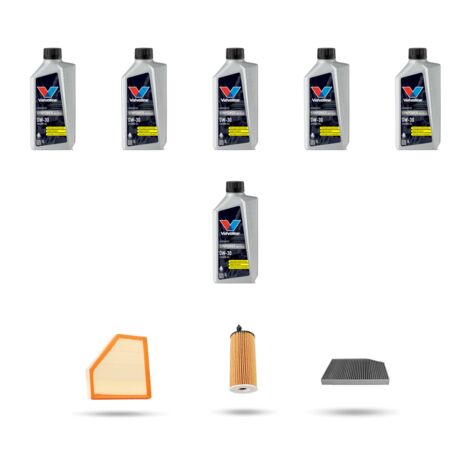 Kit tagliando 3 FILTRI e 6L OLIO compatibile con Bmw serie 3 (G20, G21,G80) 320e 150kw dal 2020