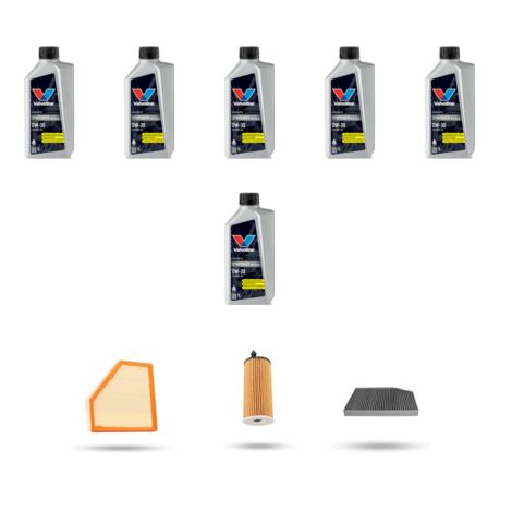 Kit tagliando 3 FILTRI e 6L OLIO compatibile con Bmw serie 3 (G20, G21,G80) 320i 135kw dal 2018