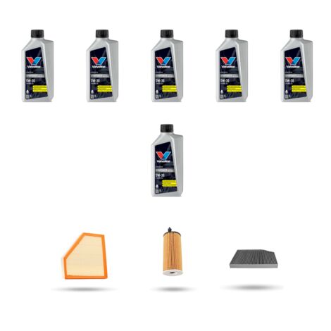 Kit tagliando 3 FILTRI e 6L OLIO compatibile con Bmw serie 3 (G20, G21,G80) 330e 215kw dal 2020