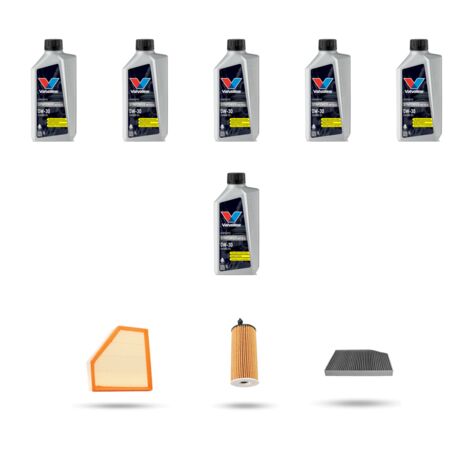 Kit tagliando 3 FILTRI e 6L OLIO compatibile con Bmw serie 3 (G20, G21,G80) 330i 190kw dal 2018