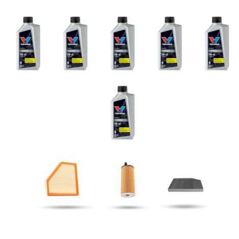 Kit tagliando 3 FILTRI e 6L OLIO compatibile con Bmw serie 4 (G22,G23 G80) 430i 180kw dal 2021
