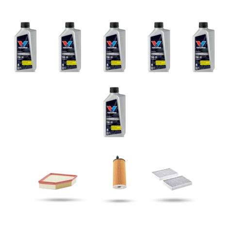 Kit tagliando 3 FILTRI e 6L OLIO compatibile con Bmw serie 5 (G30,G31,F90) 520i 120kw dal 2020