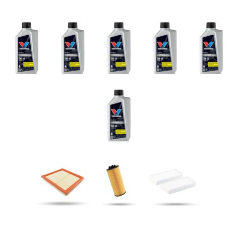 Kit tagliando 3 FILTRI e 6L OLIO compatibile con Bmw x1 (F48) 25i 170kw dal 2015