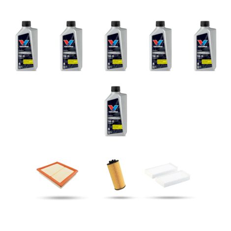 Kit tagliando 3 FILTRI e 6L OLIO compatibile con Bmw x2 (F39) 20i 131kw dal 2020