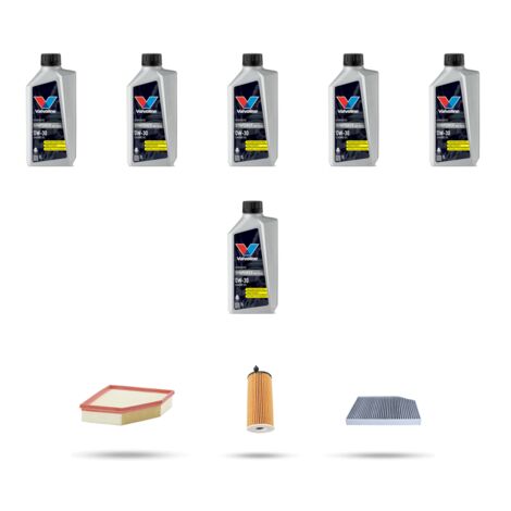 Kit tagliando 3 FILTRI e 6L OLIO compatibile con Bmw x3 (G01,F97) 20i-ix 135kw dal 2018