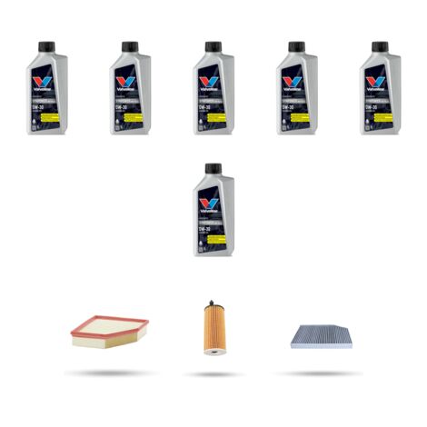 Kit tagliando 3 FILTRI e 6L OLIO compatibile con Bmw x3 (G01,F97) 30i hybrid 180kw dal 2021