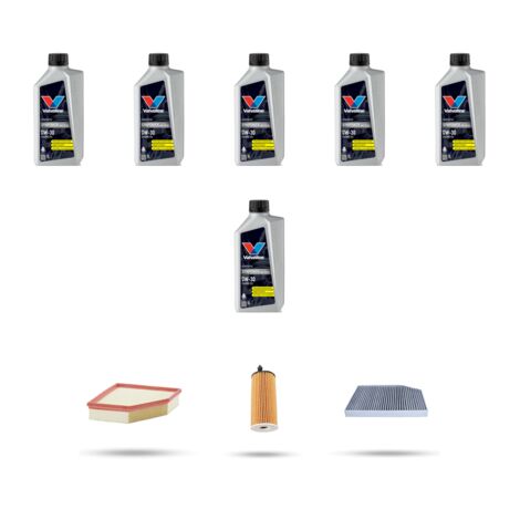Kit tagliando 3 FILTRI e 6L OLIO compatibile con Bmw x4 (G02,F98) 30i hybrid 180kw dal 2021