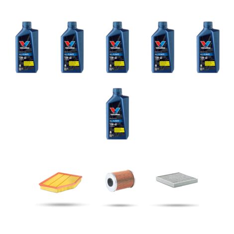 Kit tagliando 3 FILTRI e 6L OLIO compatibile con Bmw Z4(E85,E86) 3.2M 252kw dal 2006