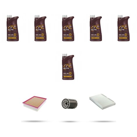 Kit tagliando 3 FILTRI e 6L OLIO compatibile con Citroen C4 2.0 16v WT 130kw dal 2004 al 2010