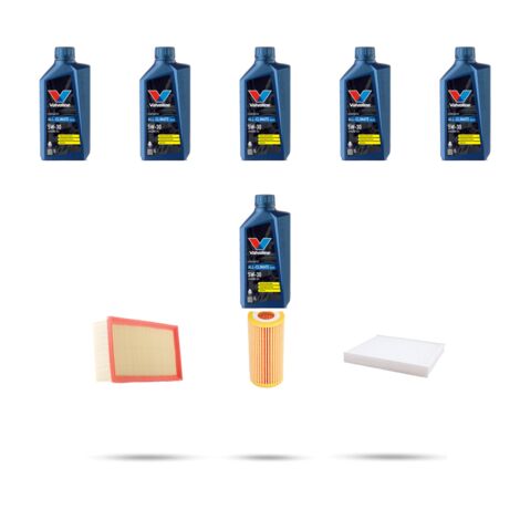 Kit tagliando 3 FILTRI e 6L OLIO compatibile con Cupra Ateca (KH7,KHP) 2.0 TSI 221kw dal 2018
