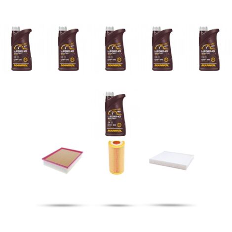 Kit tagliando 3 FILTRI e 6L OLIO compatibile con Cupra Leon (KL1) 2.0 TSI 221kw dal 2019