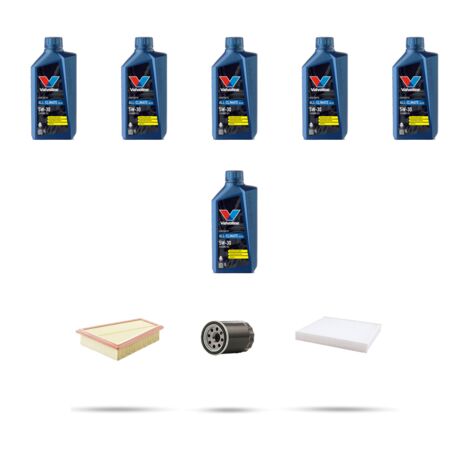 Kit tagliando 3 FILTRI e 6L OLIO compatibile con Ford Galaxy II 2.0 ecoboost 149kw dal 2010