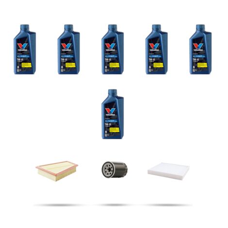 Kit tagliando 3 FILTRI e 6L OLIO compatibile con Ford Mondeo IV 2.0 EcoBoost SCTI 149kw dal 2010