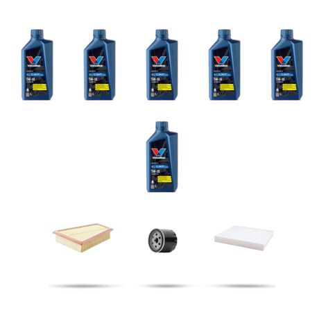 Kit tagliando 3 FILTRI e 6L OLIO compatibile con Ford Puma II 1.5 Ecoblue ST 147kw dal 2020
