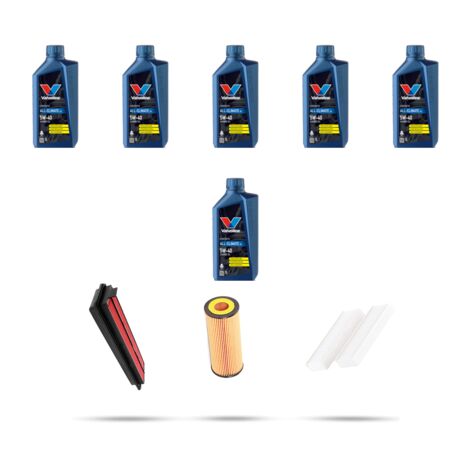 Kit tagliando 3 FILTRI e 6L OLIO compatibile con Honda FR-V 2.2 103kw dal 2005