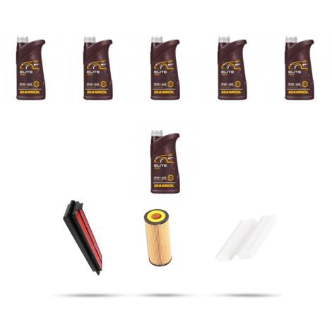 Kit tagliando 3 FILTRI e 6L OLIO compatibile con Honda FR-V 2.2 103kw dal 2005
