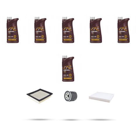 Kit tagliando 3 FILTRI e 6L OLIO compatibile con Infiniti G35 3.5 V6 191kw dal 2002
