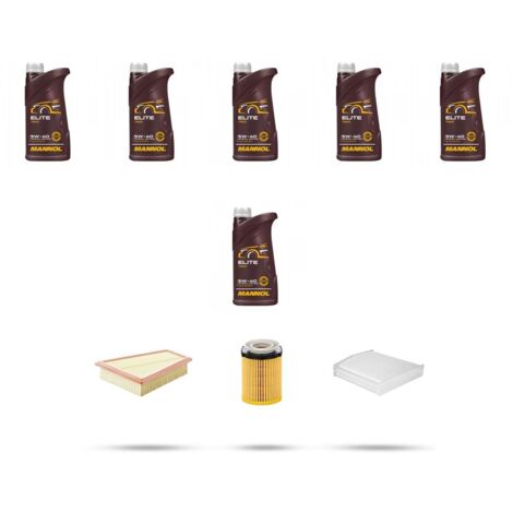 Kit tagliando 3 FILTRI e 6L OLIO compatibile con Infiniti Q30 2.0 155kw dal 2015
