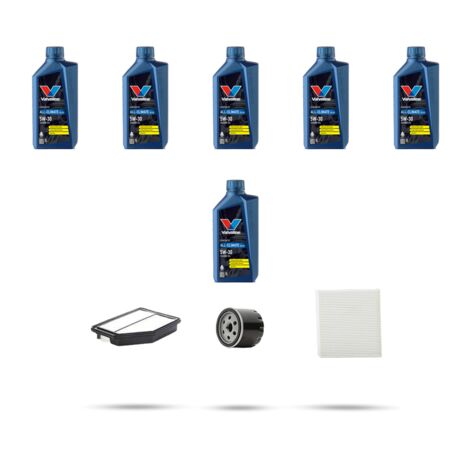Kit tagliando 3 FILTRI e 6L OLIO compatibile con Infiniti Q70 3.0 d 175kw dal 2013