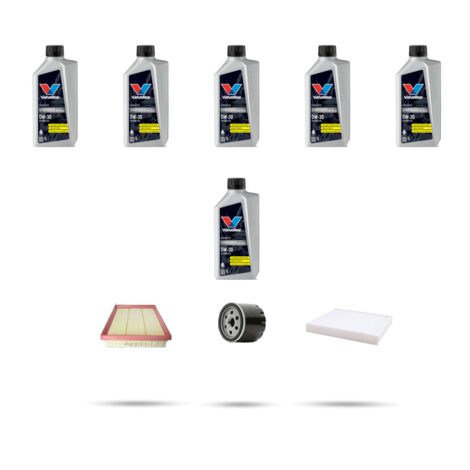 Kit tagliando 3 FILTRI e 6L OLIO compatibile con Lexus ES (Z10) 250 147kw dal 2018
