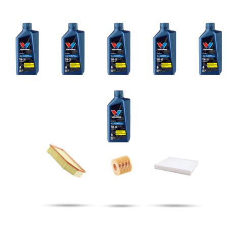 Kit tagliando 3 FILTRI e 6L OLIO compatibile con Lexus IS (E3) 300h 164kw dal 2013