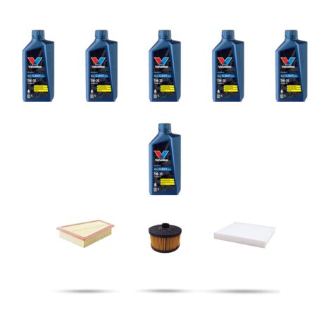 Kit tagliando 3 FILTRI e 6L OLIO compatibile con Mercedes Citan (W420) 113 CDI 96kw dal 2021