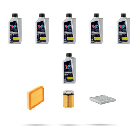 Kit tagliando 3 FILTRI e 6L OLIO compatibile con Mercedes CLA (C118-W118-X118) 220 140kw Dal 2019