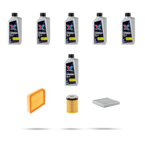 Kit tagliando 3 FILTRI e 6L OLIO compatibile con Mercedes CLA (C118-W118-X118) 250 Hybrid 165kw Dal 2023