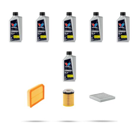 Kit tagliando 3 FILTRI e 6L OLIO compatibile con Mercedes Classe B (W247) 250 165kw dal 2019