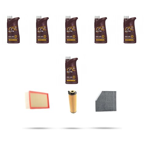 Kit tagliando 3 FILTRI e 6L OLIO compatibile con Mercedes Classe C (W206,S206) 400 e 280kw Dal 2022