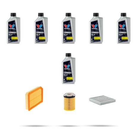Kit tagliando 3 FILTRI e 6L OLIO compatibile con Mercedes GLA (H247) 250 Hybrid 165kw Dal 2023