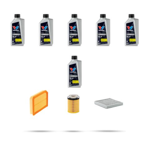 Kit tagliando 3 FILTRI e 6L OLIO compatibile con Mercedes GLA (H247) 35 AMG 225kw Dal 2020