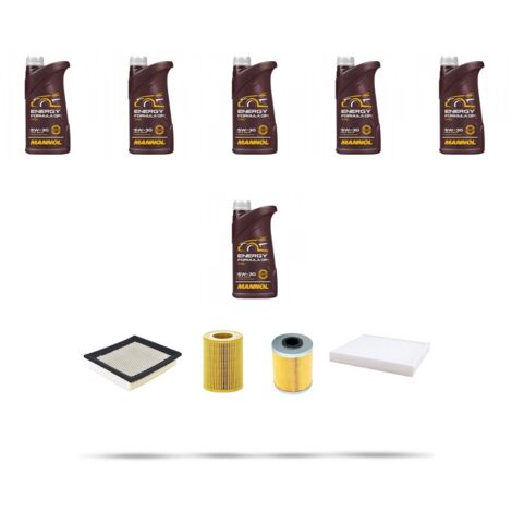 Kit tagliando 3 FILTRI e 6L OLIO compatibile con Opel Zafira B 1.7 Cdti 92kw dal 2008