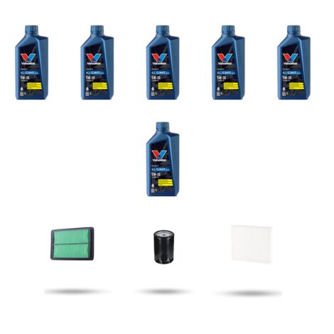 Kit tagliando 3 FILTRI e 6L OLIO compatibile con Renault Koleos II 2.5 SCe 126kw dal 2016