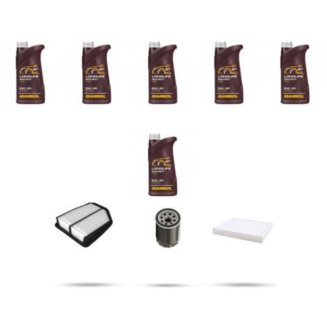 Kit tagliando 3 FILTRI e 6L OLIO compatibile con Suzuki Grand Vitara 3.2 V6 171kw dal 2008