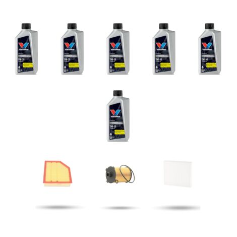 Kit tagliando 3 FILTRI e 6L OLIO compatibile con Volvo S90II/V90II 2.0 D4 Drive-E Polestar 147kw dal 2016