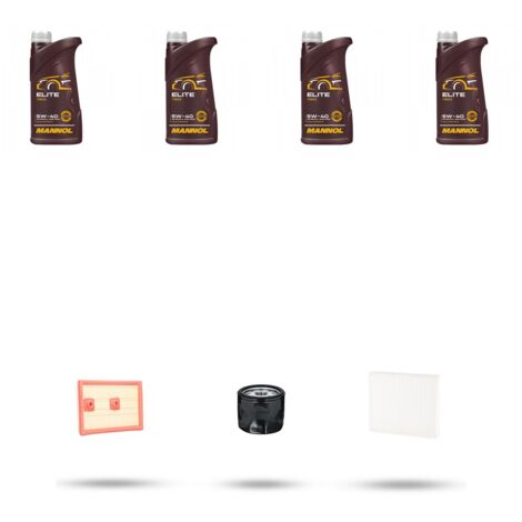 Kit tagliando 3 FILTRI e 6L OLIO compatibile con Volvo S90II/V90II 2.0 T5 187kw dal 2016