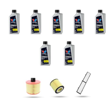 Kit tagliando 3 FILTRI e 7L OLIO compatibile con Bmw serie 3 (E90,E91,E92,E93) 325xi 160kw dal 2005