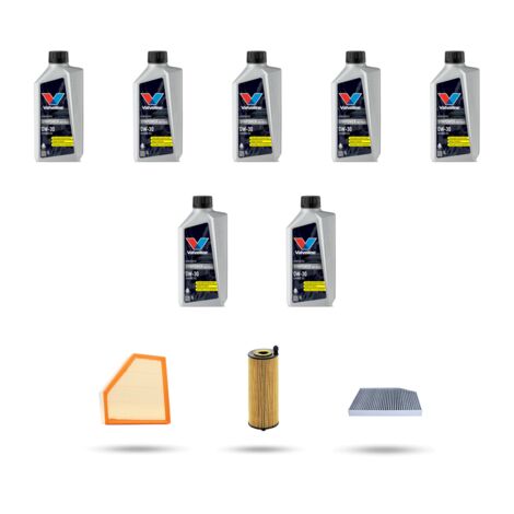 Kit tagliando 3 FILTRI e 7L OLIO compatibile con Bmw serie 3 (G20, G21,G80) m3 405kw dal 2020