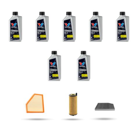 Kit tagliando 3 FILTRI e 7L OLIO compatibile con Bmw serie 4 (G22,G23 G80) M4 353kw dal 2020