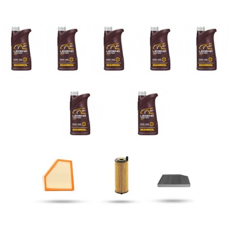 Kit tagliando 3 FILTRI e 7L OLIO compatibile con Bmw serie 4 (G22,G23 G80) M4 COMPETITION 375kw dal 2020