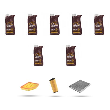 Kit tagliando 3 FILTRI e 7L OLIO compatibile con Bmw x1 (U11) 18d 100kw dal 2022