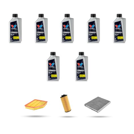Kit tagliando 3 FILTRI e 7L OLIO compatibile con Bmw x1 (U11) 23d hybrid 155kw dal 2022