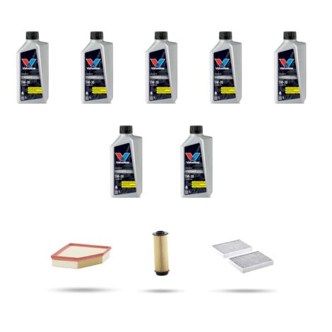 Kit tagliando 3 FILTRI e 7L OLIO compatibile con Bmw x7 (G07) 40i xDrive hybrid 245kw dal 2020
